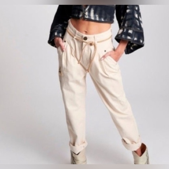 NWT One Teaspoon Street Walkers Jeans, Nashville Cream, 25 - Picture 2 of 9